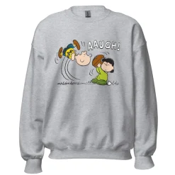Discount AAUGH Adult Sweatshirt Lucy Van Pelt | Charlie Brown