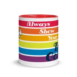Fashion Always Show Your True Colors Two Tone Mug Woodstock | Snoopy
