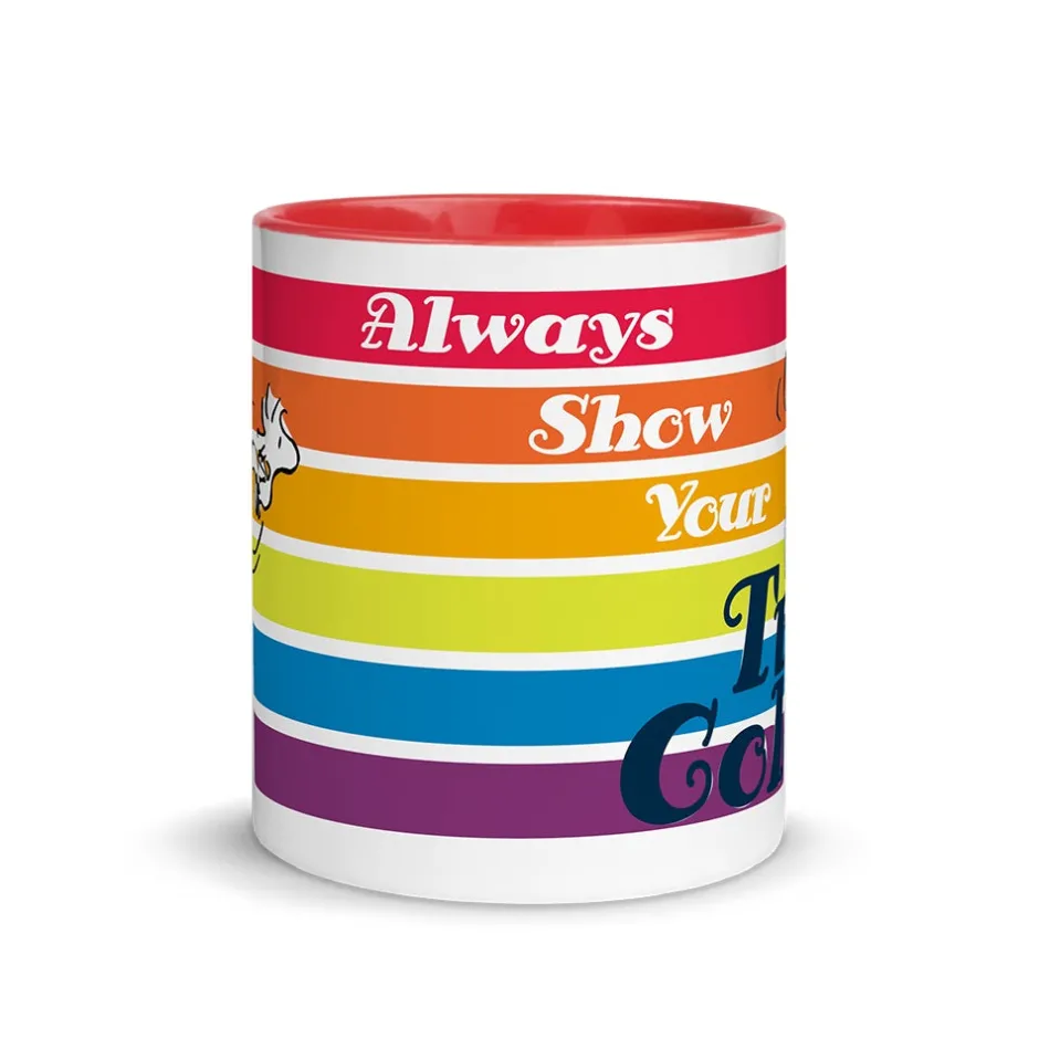Fashion Always Show Your True Colors Two Tone Mug Woodstock | Snoopy