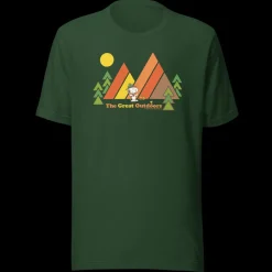 Sale Beagle Scout The Great Outdoors Adult T-Shirt Woodstock | Snoopy