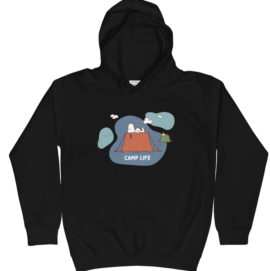 Clearance Camp Life Kids Hoodie Kids Woodstock | Snoopy