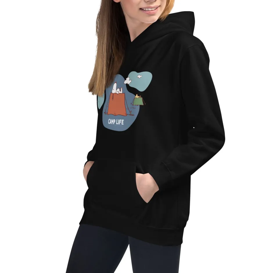 Clearance Camp Life Kids Hoodie Kids Woodstock | Snoopy