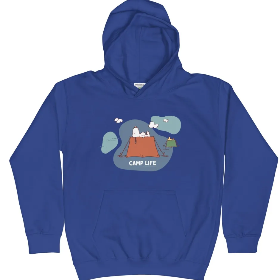 Clearance Camp Life Kids Hoodie Kids Woodstock | Snoopy