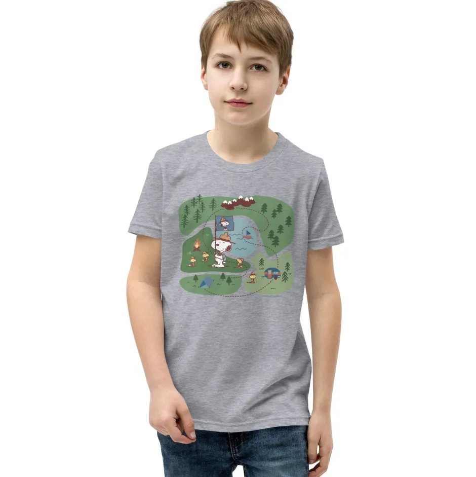 Sale Camp Roadmap Kids T-Shirt Woodstock | Snoopy