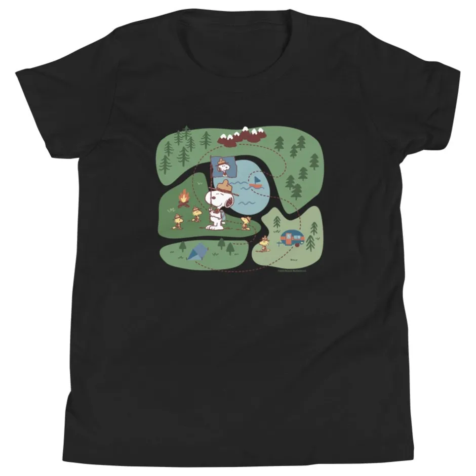Sale Camp Roadmap Kids T-Shirt Woodstock | Snoopy