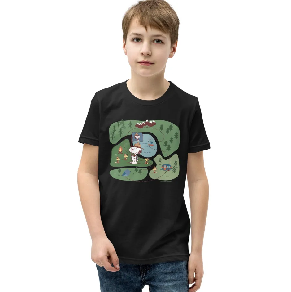 Sale Camp Roadmap Kids T-Shirt Woodstock | Snoopy