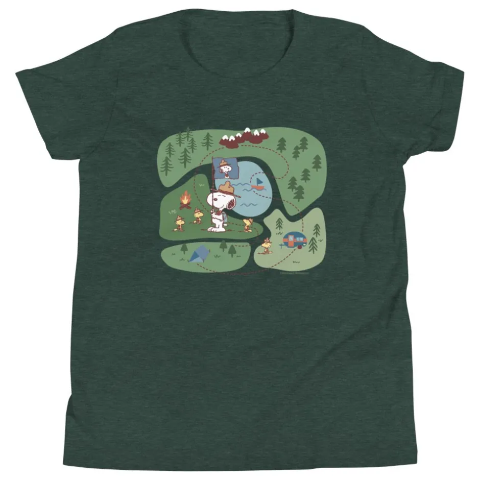 Sale Camp Roadmap Kids T-Shirt Woodstock | Snoopy
