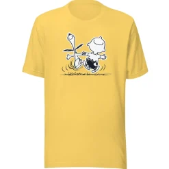 Clearance Charlie Brown & Snoopy Adult T-Shirt Snoopy | Charlie Brown