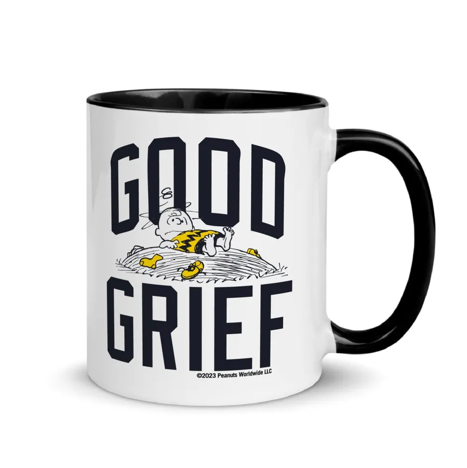 Hot Charlie Brown Good Grief Two Tone Mug Charlie Brown