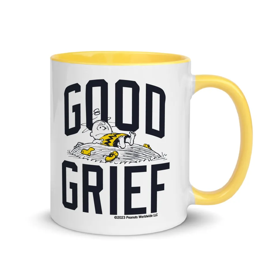 Hot Charlie Brown Good Grief Two Tone Mug Charlie Brown