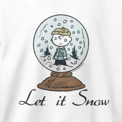 Fashion Charlie Brown Let It Snow Adult Sweatshirt Charlie Brown | Hoodies & Sweatshirts