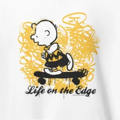 Outlet Charlie Brown Life On The Edge Adult Hoodie Charlie Brown | Hoodies & Sweatshirts