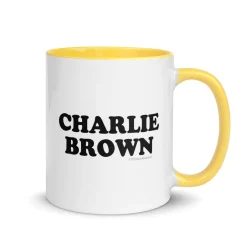 Fashion Charlie Brown Two Tone Mug Charlie Brown | Mugs