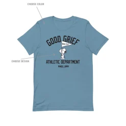 Fashion Choose Your Favorite Character Good Grief Athletic Department Customiz Woodstock | Snoopy