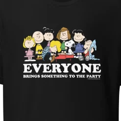 Clearance Everyone Brings Something To The Party Adult T-Shirt Snoopy | Schroeder