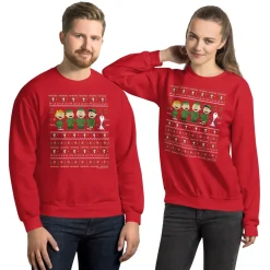 Hot Gang Holiday Unisex Crewneck Woodstock | Snoopy