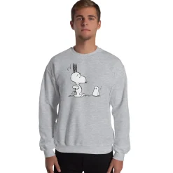 Best Ghost Adult Sweatshirt Woodstock | Snoopy