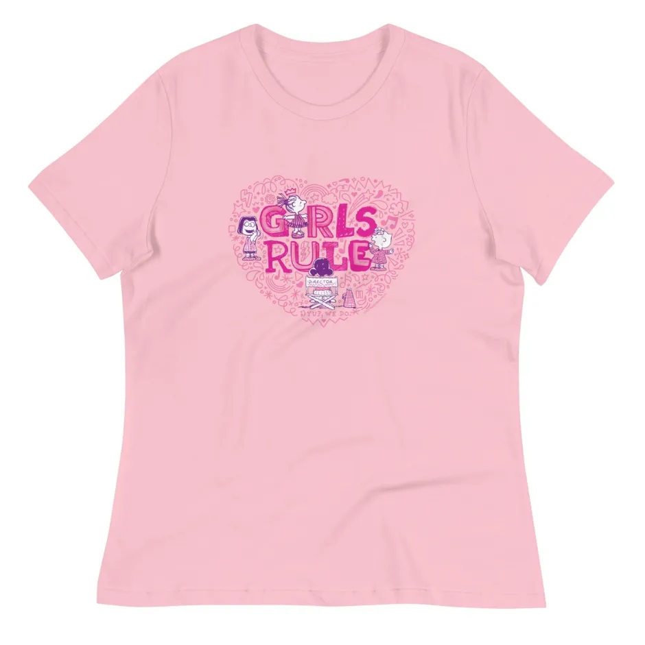 New Girls Rule Women's Relaxed T-Shirt Sally Brown | Peppermint Patty