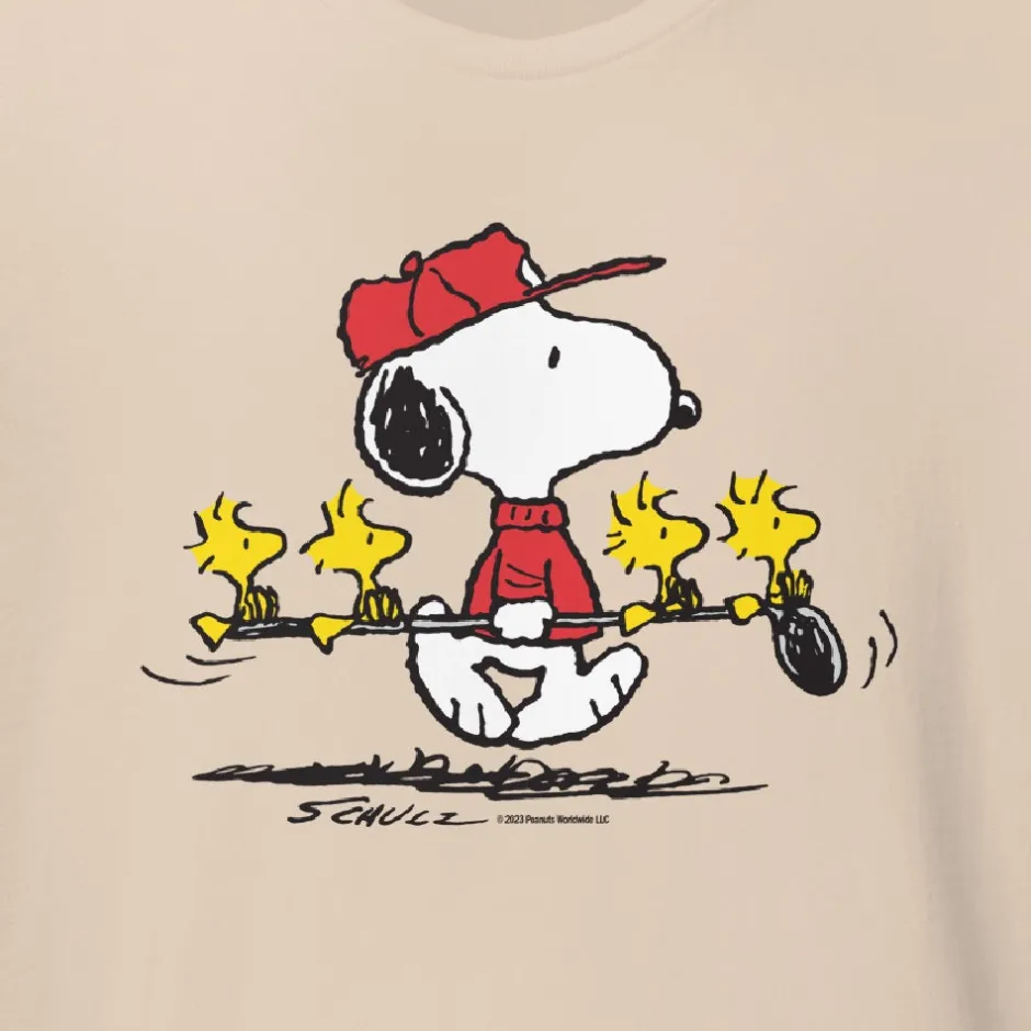 Hot Golf Club Adult T-Shirt Woodstock | Snoopy