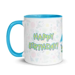 Best Happy Birthday Pattern Two Tone Mug Woodstock | Snoopy