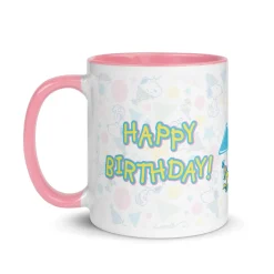Best Happy Birthday Pattern Two Tone Mug Woodstock | Snoopy
