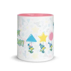 Best Happy Birthday Pattern Two Tone Mug Woodstock | Snoopy