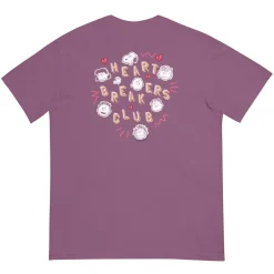 Best Heartbreakers Club Adult Comfort Colors T-Shirt Peanuts Gang | T-Shirts