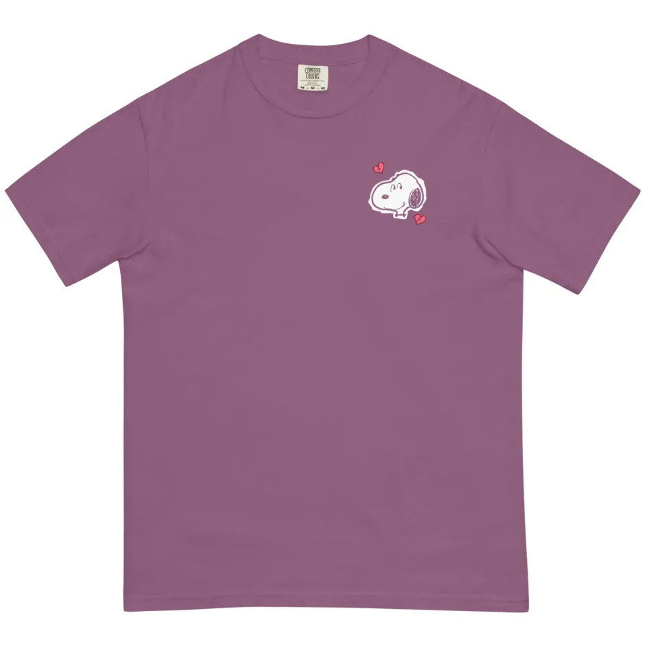 Best Heartbreakers Club Adult Comfort Colors T-Shirt Peanuts Gang | T-Shirts
