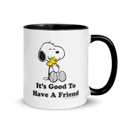 Clearance It's Good To Have A Friend Two Tone Mug Woodstock | Snoopy