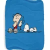 New Linus & Snoopy Blanket Sherpa Blanket Snoopy | Linus Van Pelt