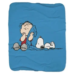 New Linus & Snoopy Blanket Sherpa Blanket Snoopy | Linus Van Pelt