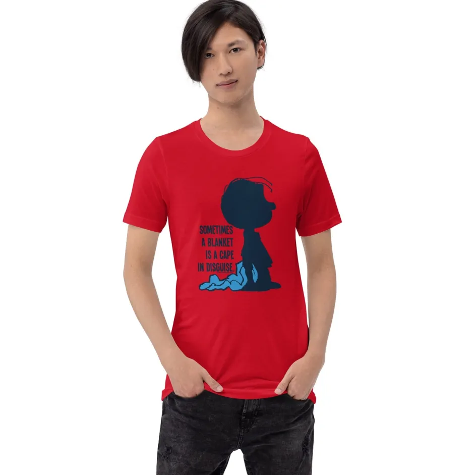 Clearance Linus Sometimes A Blanket Is A Cape In Disguise Adult T-Shirt Linus Van Pelt | T-Shirts