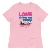 Hot Lucy Love Drives Me Crazy Women's Relaxed T-Shirt Lucy Van Pelt | T-Shirts