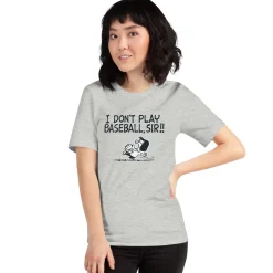 New Marcie I Don't Play Baseball Adult T-Shirt Marcie | T-Shirts