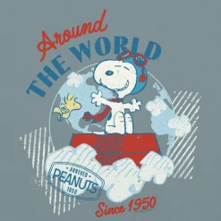 Best Around The World Comfort Colors T-Shirt Woodstock | Snoopy