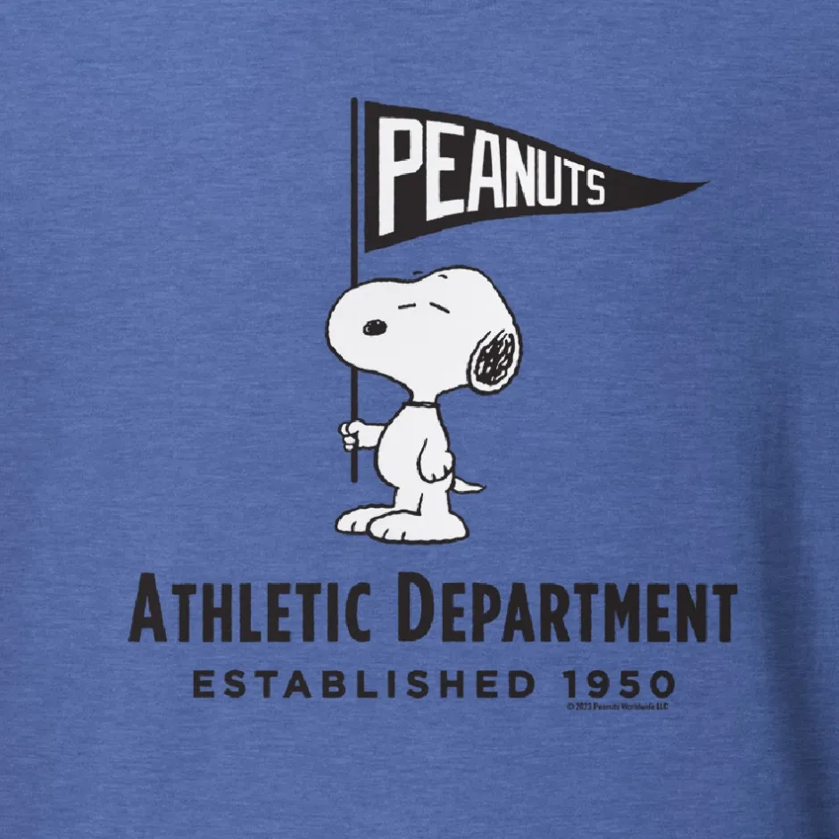 Discount Athletic Department Snoopy Adult T-Shirt Snoopy | T-Shirts