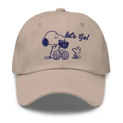 Outlet Camera Embroidered Dad Hat Woodstock | Snoopy