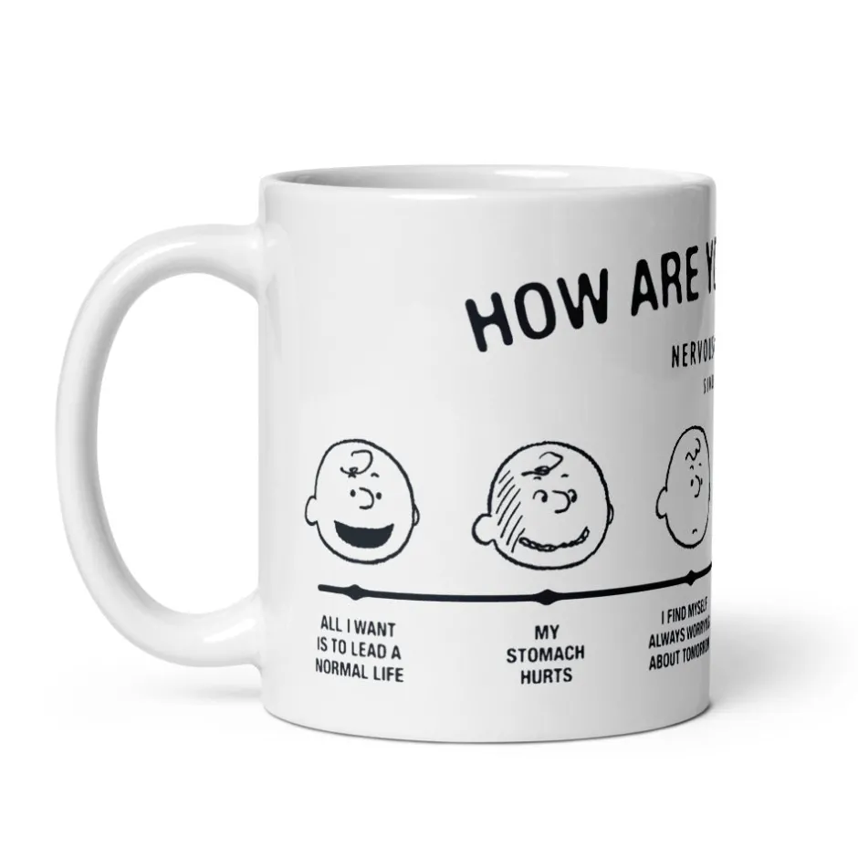 Hot Charlie Brown How Are You Feeling Mug Peanuts Gang | Mugs