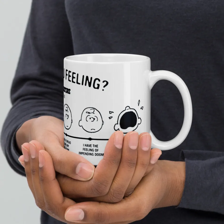 Hot Charlie Brown How Are You Feeling Mug Peanuts Gang | Mugs