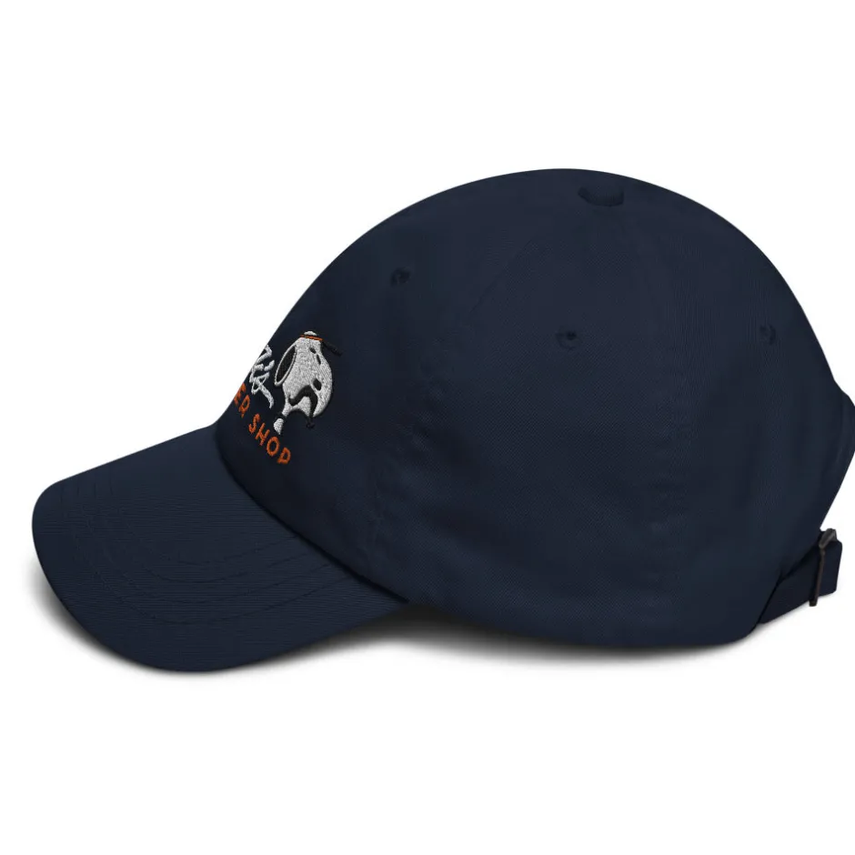 Fashion Chuck's Barber Shop Embroidered Dad Hat Snoopy | Charlie Brown