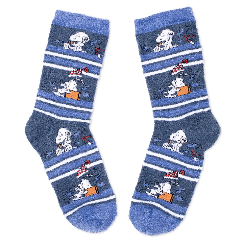 Best Fuzzy Festive Socks Snoopy