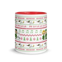 Sale Gang Holiday Choir Two-Tone Mug Woodstock | Snoopy