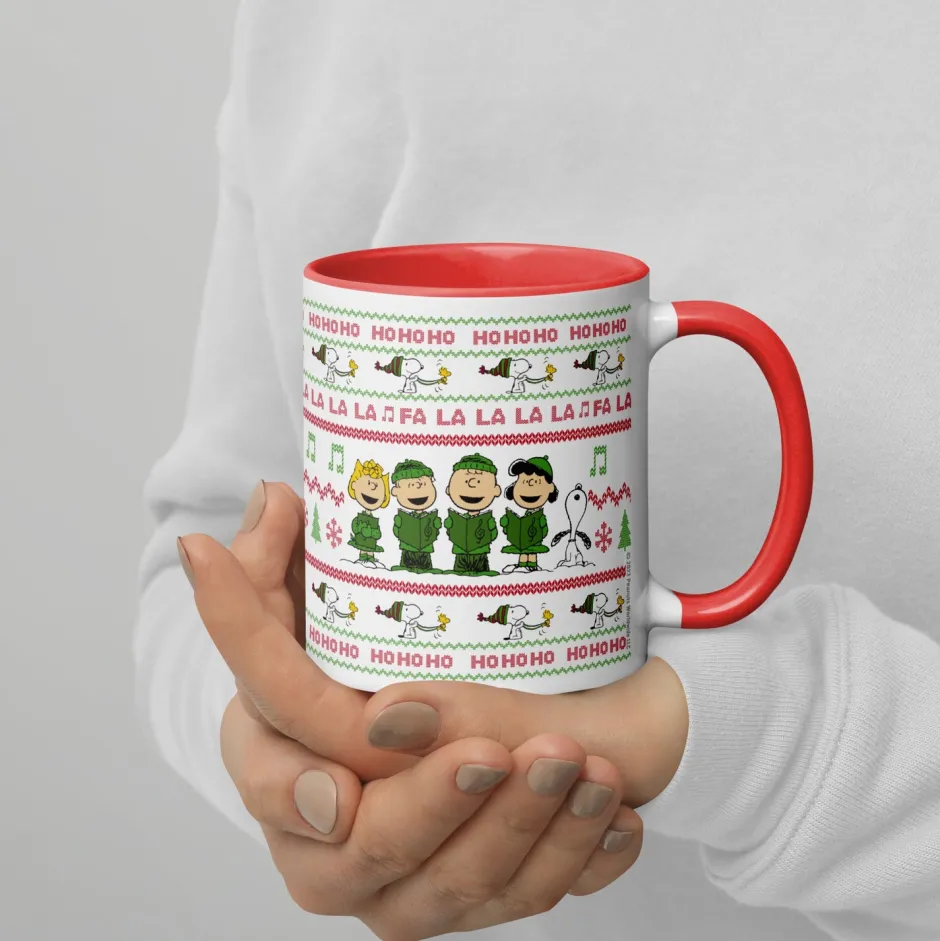 Sale Gang Holiday Choir Two-Tone Mug Woodstock | Snoopy