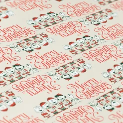 Discount Gang Merry Christmas Gift Wrap Peanuts Gang | Wrapping Paper