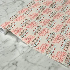 Discount Gang Merry Christmas Gift Wrap Peanuts Gang | Wrapping Paper
