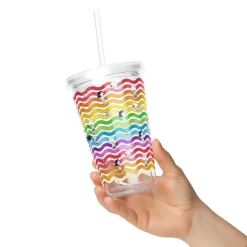 New Gang Personalized Clear Plastic Tumbler Tumblers
