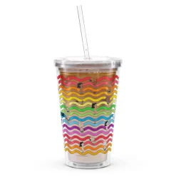 New Gang Personalized Clear Plastic Tumbler Tumblers