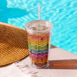 New Gang Personalized Clear Plastic Tumbler Tumblers
