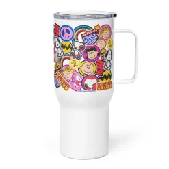 Sale Gang Stickers Travel Mug with Handle Woodstock | Snoopy