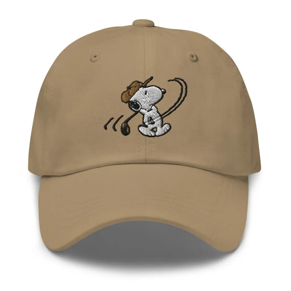 Outlet Golf Embroidered Hat Snoopy | Hats & Beanies